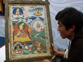 Showing Thangka Painting